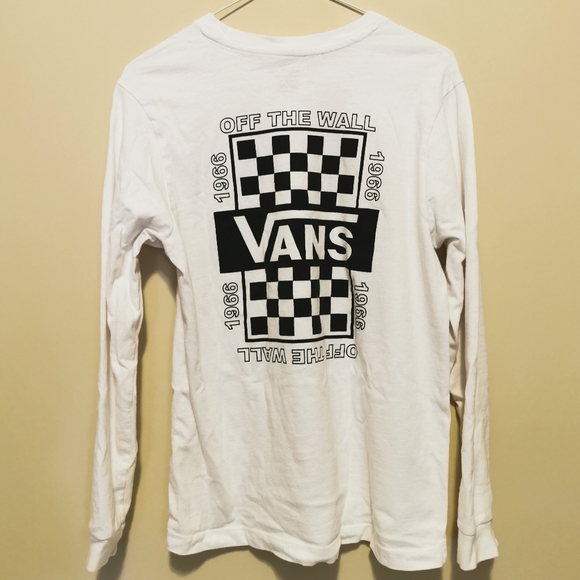 VANS OFF THE WALL LONG SLEEVE NWOT - Picture 2 of 2